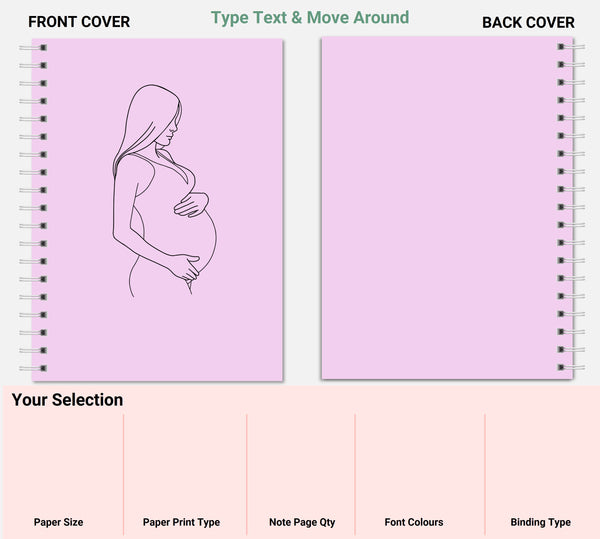 Pregnancy Pink Planner A4/A5