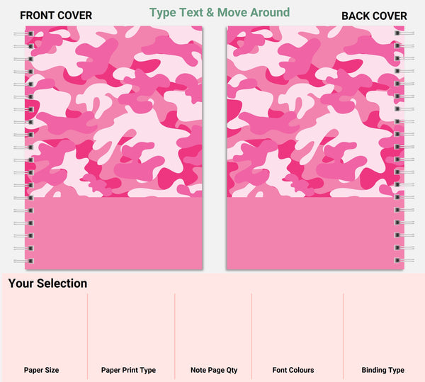 Camos Pink Planner/Journal A4/A5