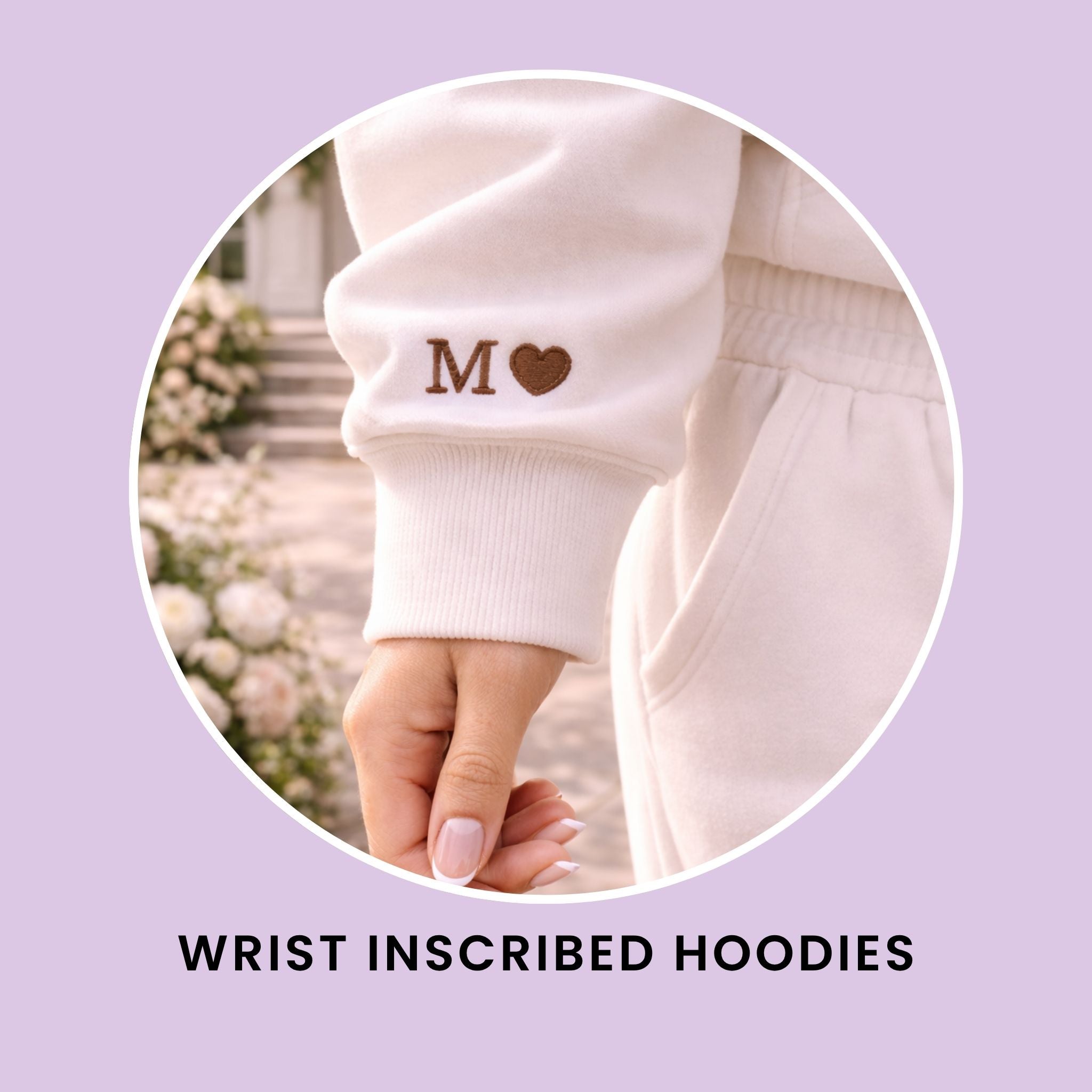 Wrist Inscribed Hoodies