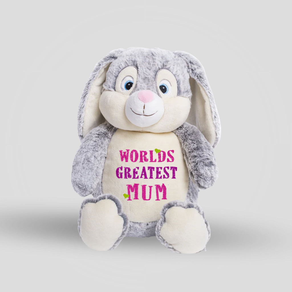 Clovis Bunny Grey Teddie Cubbie