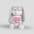 Clovis Bunny Grey Teddie Cubbie