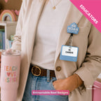 TEACHER Name Badge Reel & Buddie