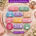 BLOOM Custom Healthcare Work Name Badge