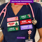 FESTIVE Custom DOCTOR Name Badges