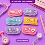 Custom Healthcare Name Badge | LUXE Collection