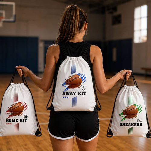 Basketball Kit Drawstring Bags