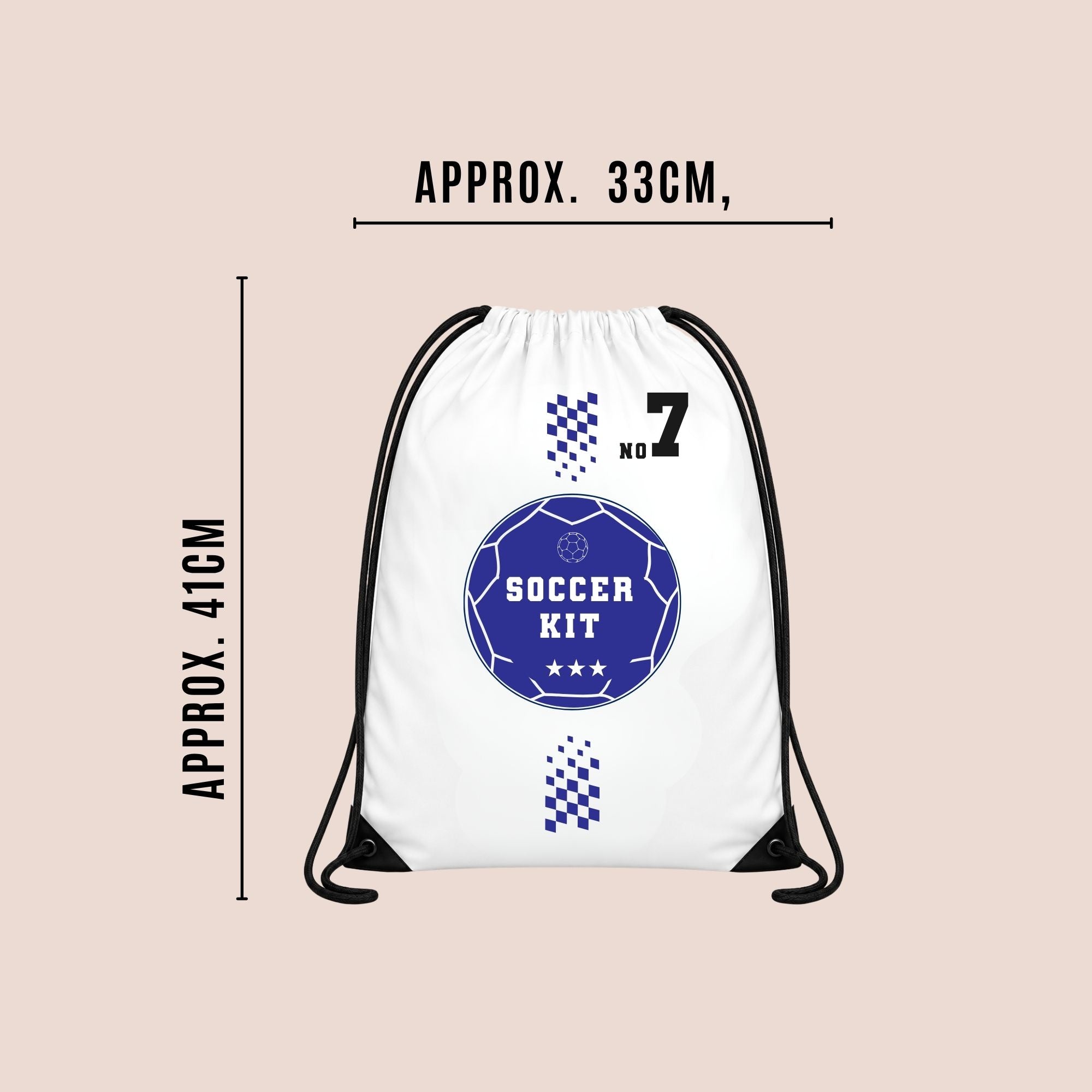 Soccer Kit Drawstring Bags