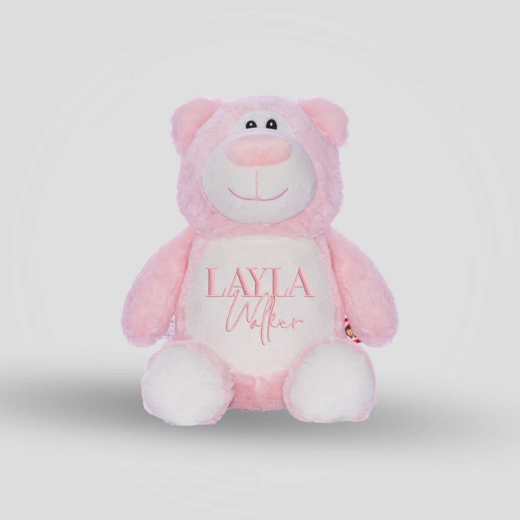 Cubbyford Pink Teddie Cubbie