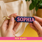 Key Ring Custom Name