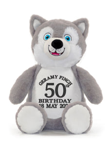 50th Birthday Hugo The Husky