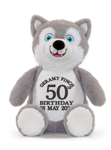 50th Birthday Hugo The Husky