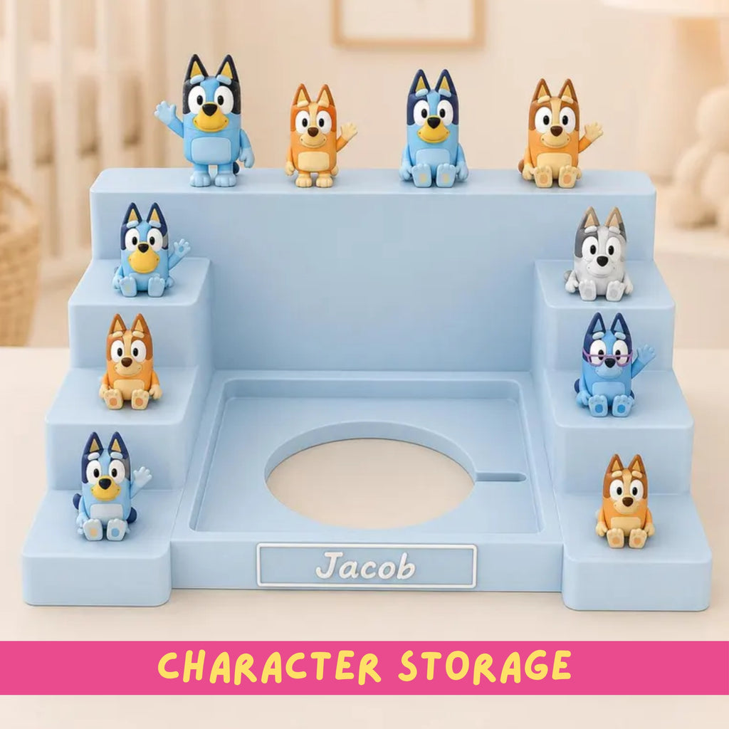 Toniebox Shelf, Personalized 3D-Printed Character Storage in Matte PLA