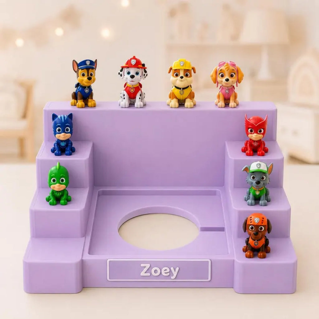Toniebox Shelf, Personalized 3D-Printed Character Storage in Matte PLA