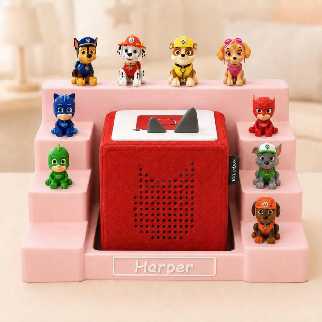 Toniebox Shelf, Personalized 3D-Printed Character Storage in Matte PLA