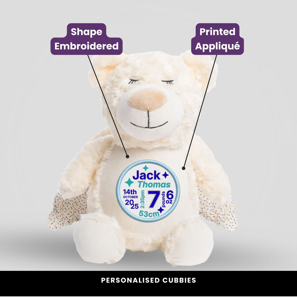 Angel Bear Cubbie Teddie