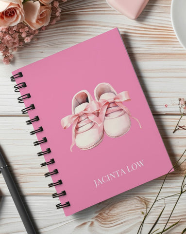 Baby Shoes Pink Planner A4/A5