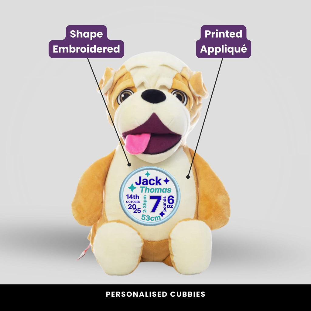 Barcus McDribble Bulldog Teddie Cubbie