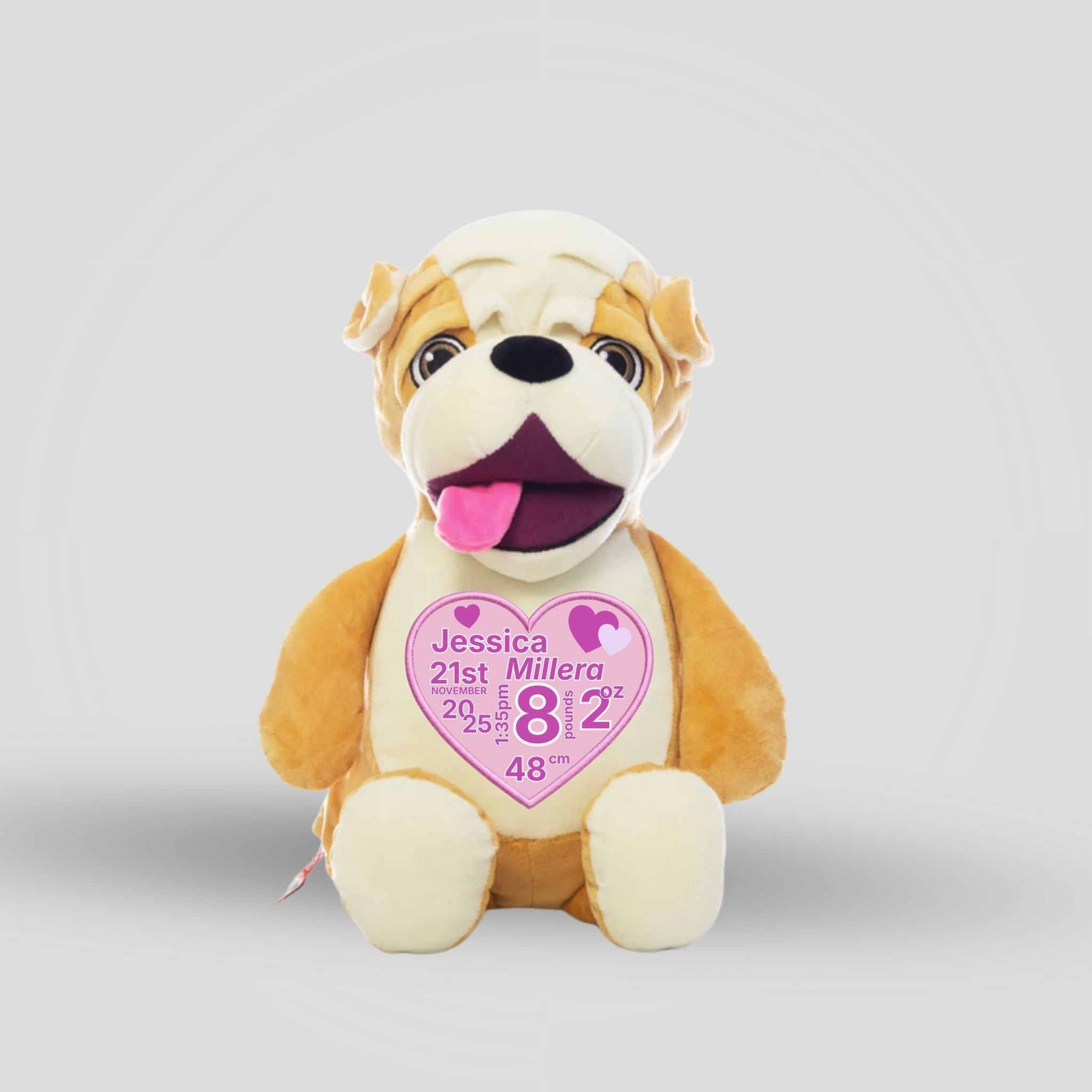Barcus McDribble Bulldog Teddie Cubbie