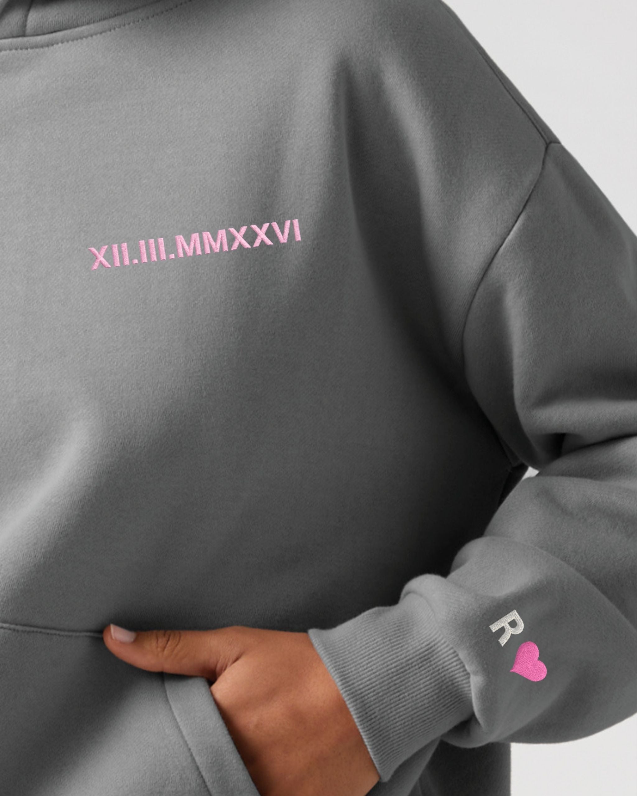 Roman Numerals Hoodie Unisex
