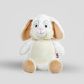 Clovis White Bunny Teddie Cubbie