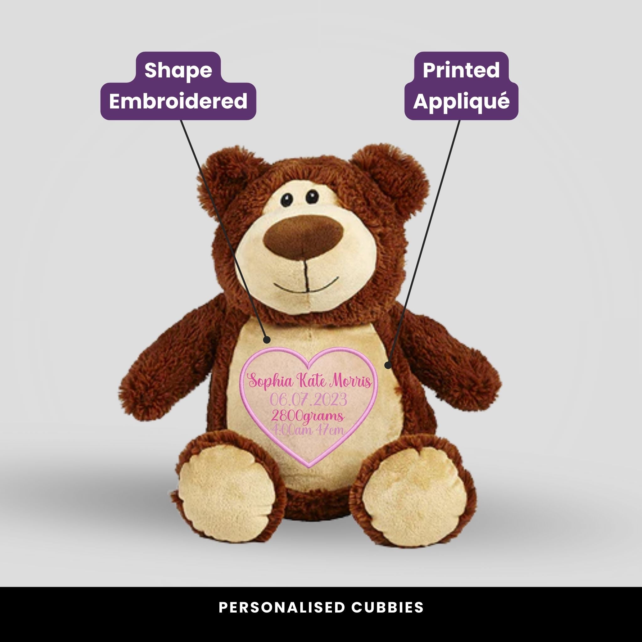 Cubbyford Brown Teddie Cubbie