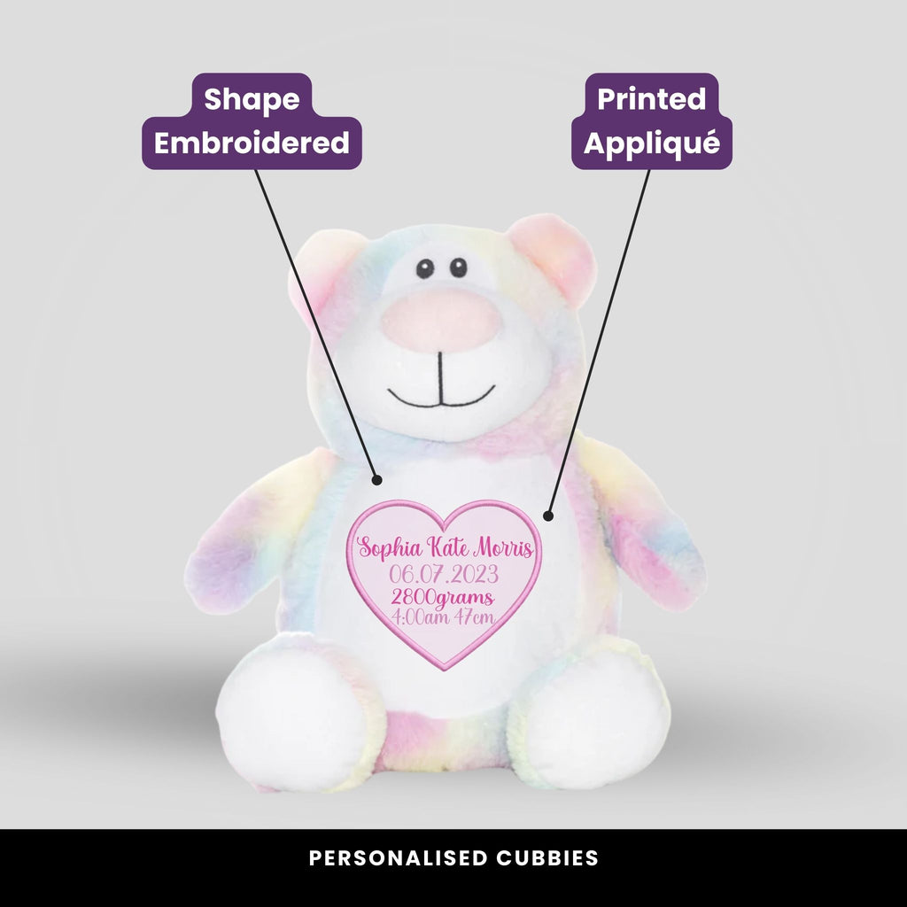 Cubbyford Pastel Teddie Cubbie