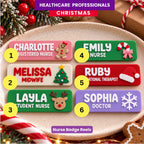 FESTIVE Custom DOCTOR Name Badges