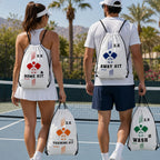 Pickleball Kit Drawstring Bags