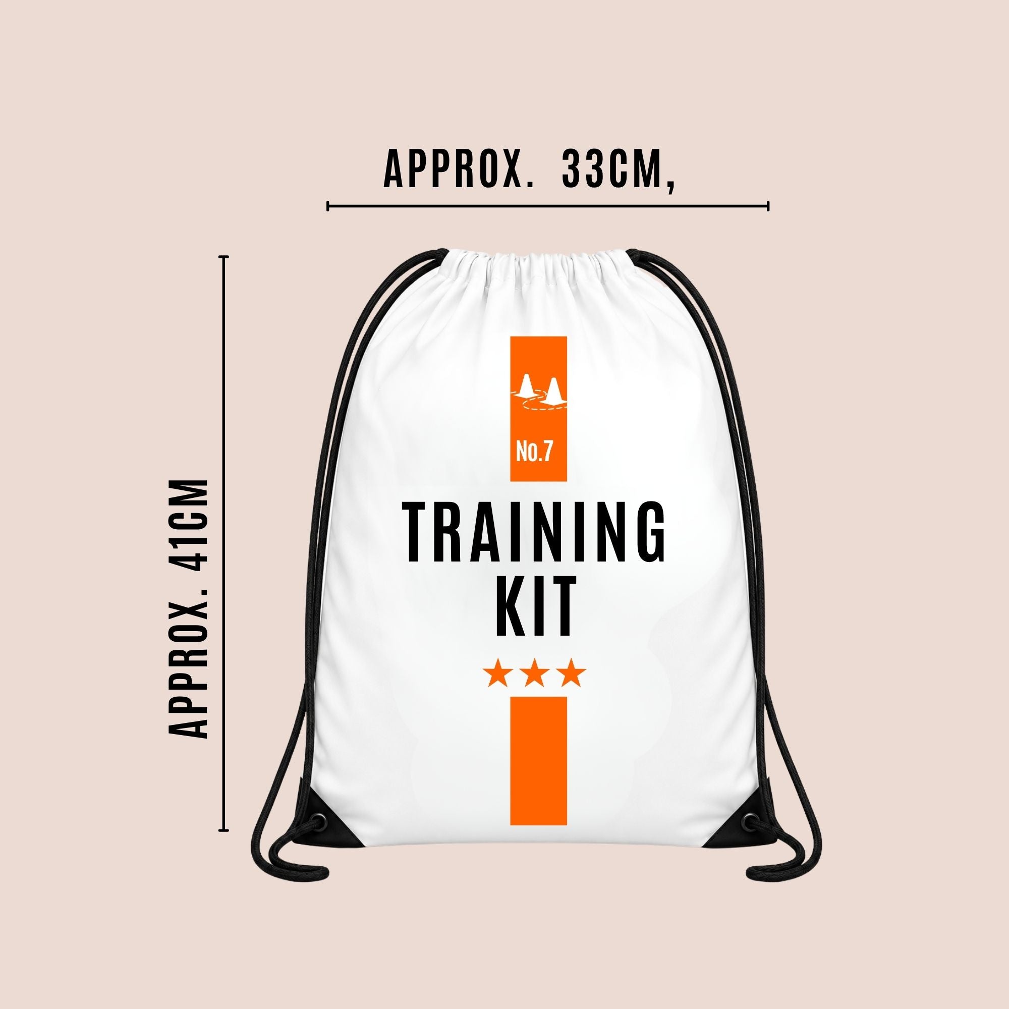 Soccer Pack. Play. Repeat. Drawstring