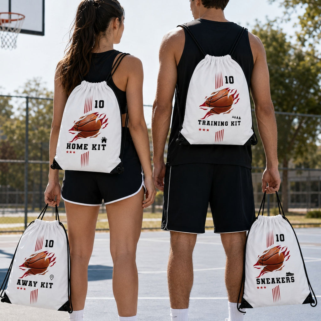 Basketball Kit Drawstring Bags