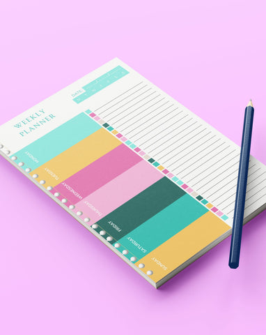 Weekly Planner A4/A5 Binder Inserts (100pages)