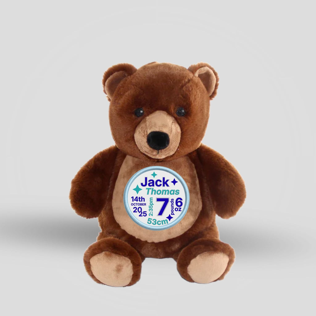 Peanut Grizzly Bear Teddie Cubbie