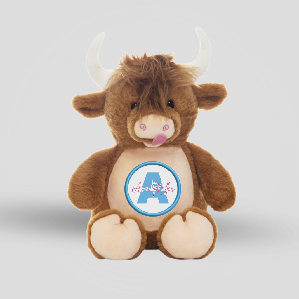 Highland Cow Teddie Cubbie