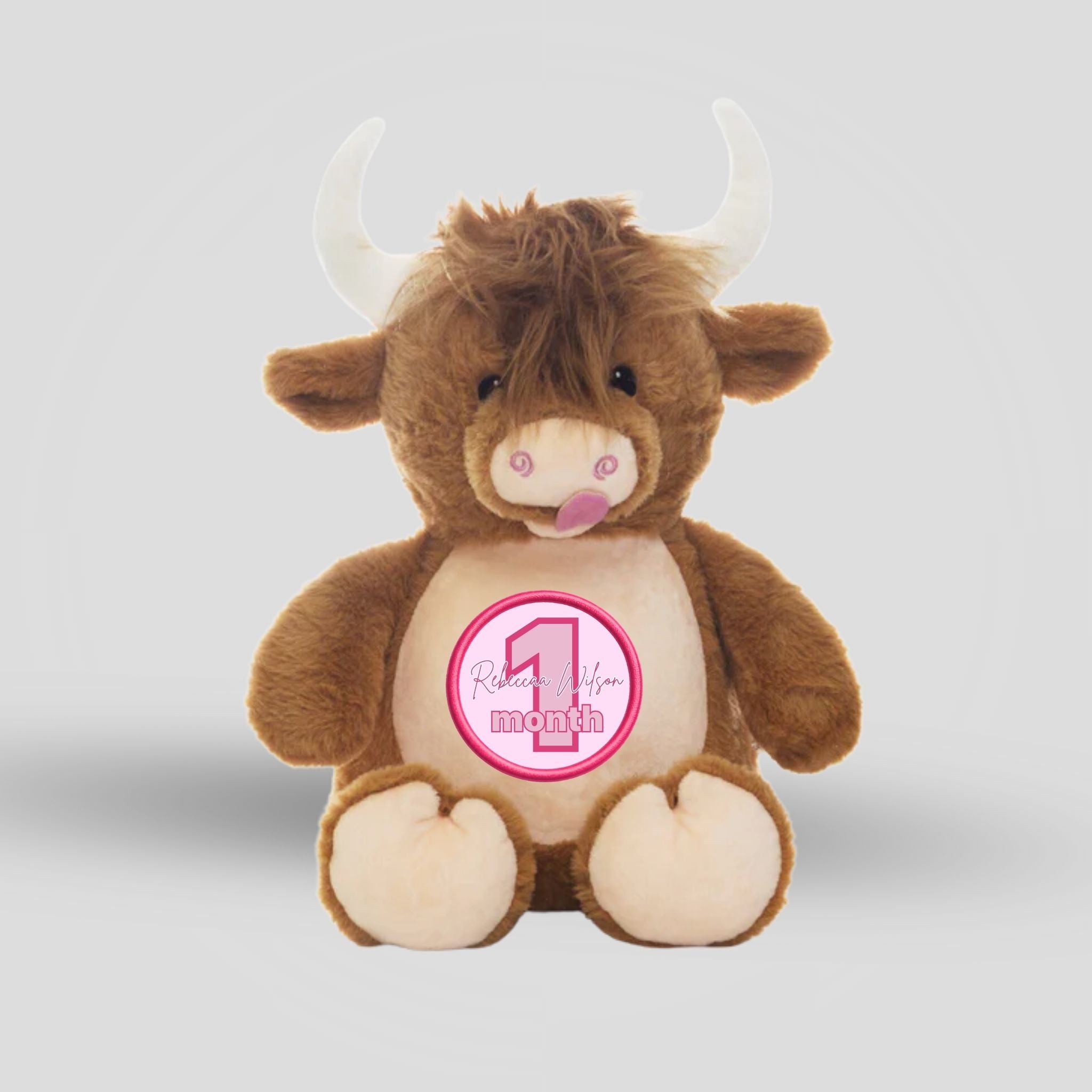 Highland Cow Teddie Cubbie