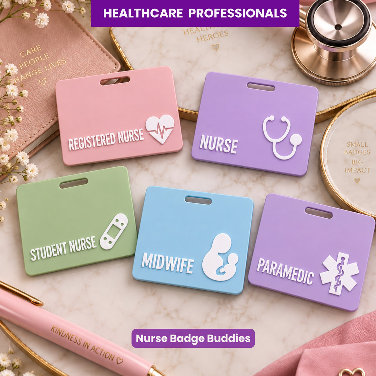 BUDDIES Nurse Badge Buddies