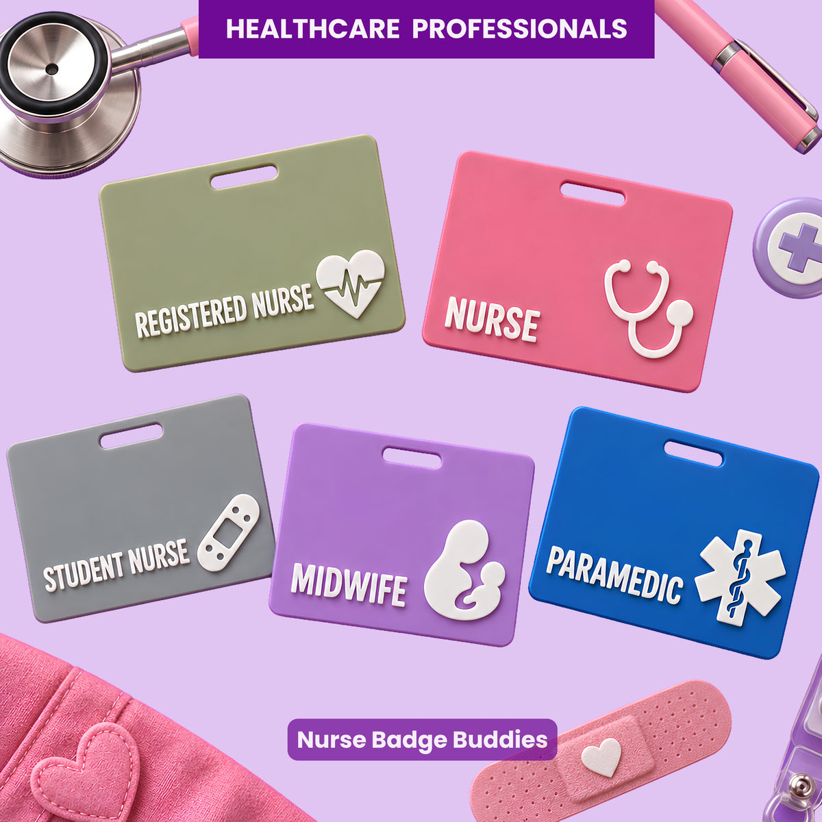 BUDDIES Nurse Badge Buddies
