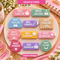 POP Custom Educator Name Badges