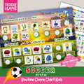 Digital Downloads SOCCER Routine Chart