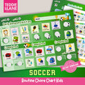 Digital Downloads SOCCER Pitch Routine Chart