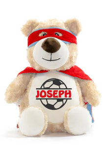 Soccer Superhero Teddy