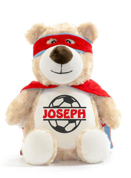 Soccer Superhero Teddy