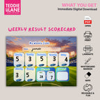 Digital Downloads SOCCER Routine Chart