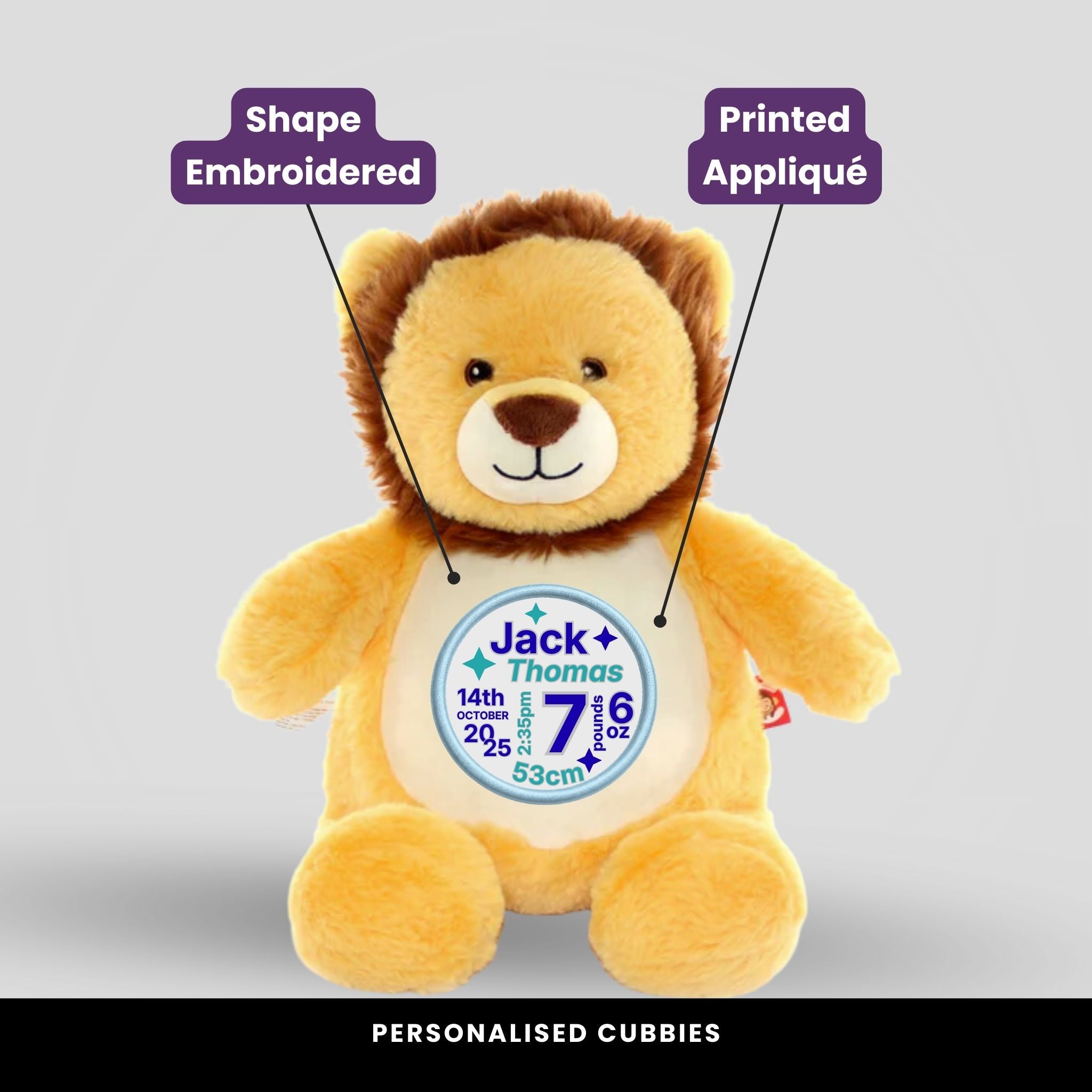 Sunset Lion Cubbie Teddie