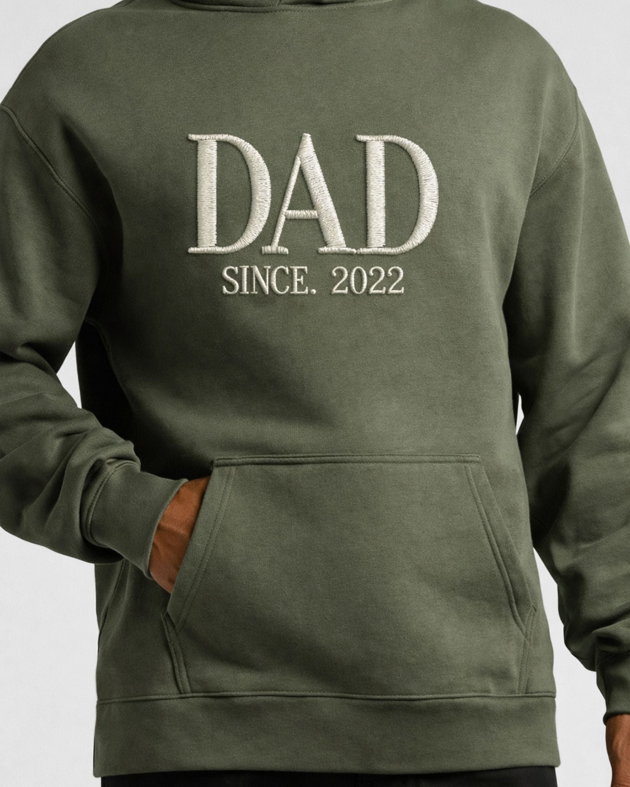 Dad Since Hoodie Personalised Unisex