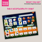 Digital Downloads Basketball Routine Chart