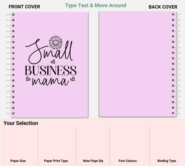 Small Busines Mama Planner/Journal  A4/A5
