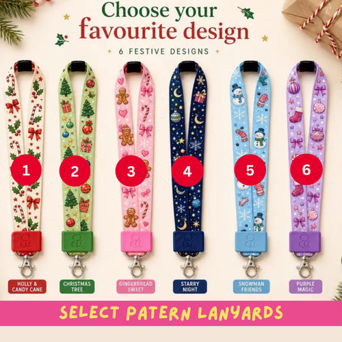 CHRISTMAS Lanyard, Custom Name Badge, Teacher Gift