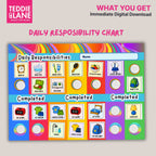 Digital Downloads COLOURFUL Routine Chart
