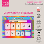 Digital Downloads COLOURFUL Routine Chart