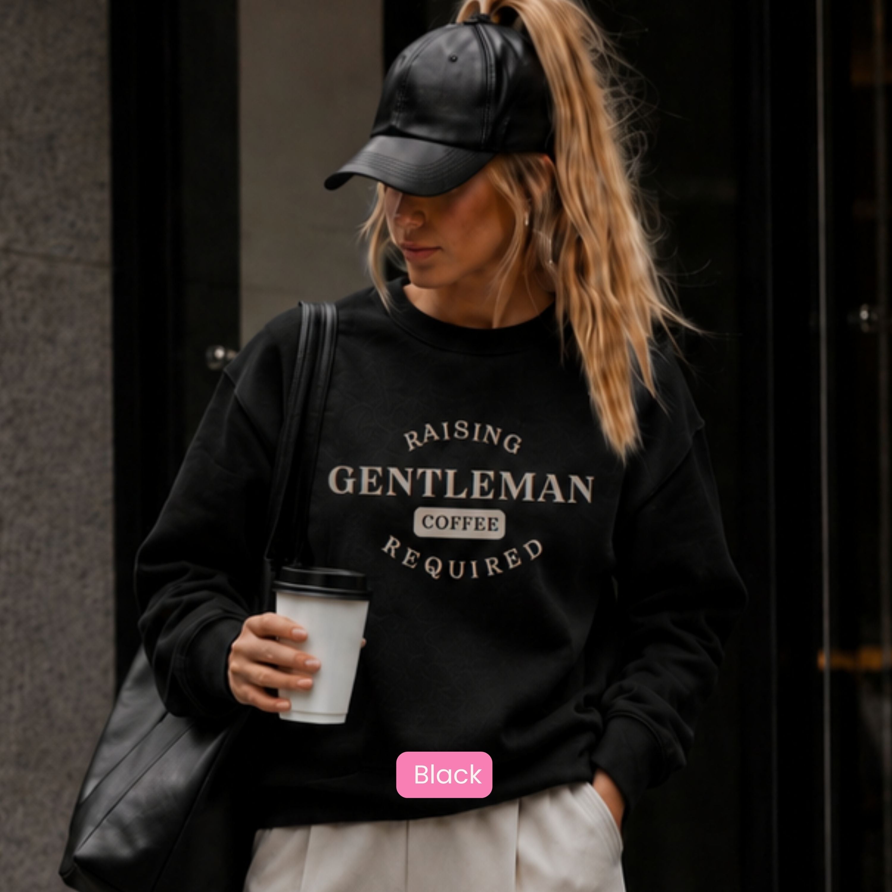 Raising A Gentleman Coffee Required Crewneck Unisex